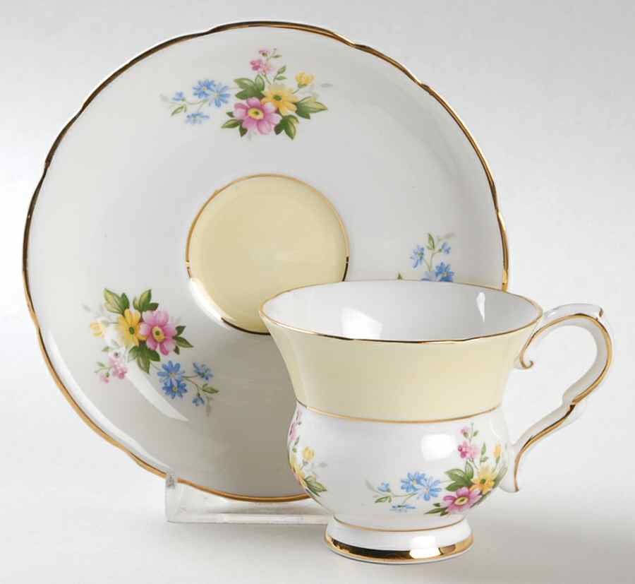2049 Footed Demitasse Cup & Saucer Set by Royal Stafford-1