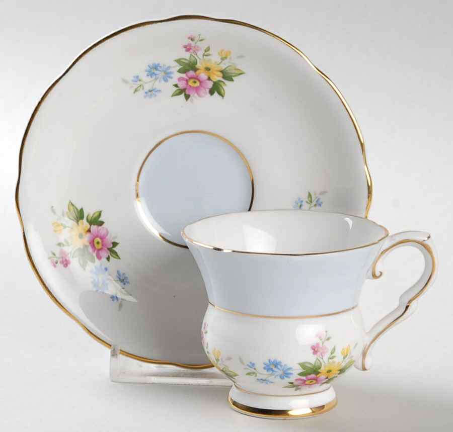 2049 Footed Demitasse Cup & Saucer Set by Royal Stafford-1