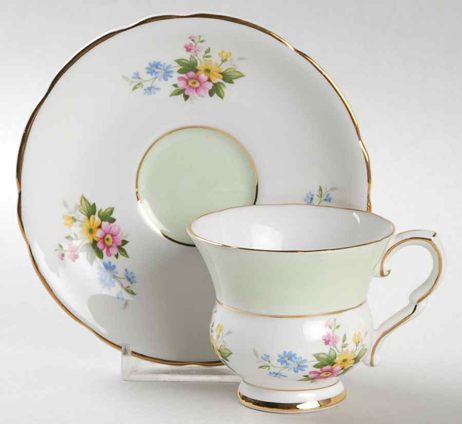 2049 Footed Demitasse Cup & Saucer Set by Royal Stafford-1