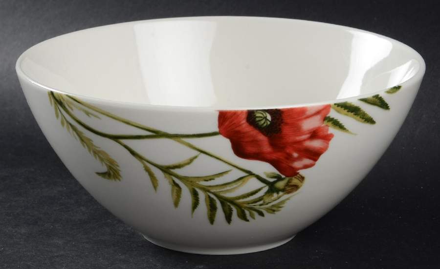 Red Poppy Soup/Cereal Bowl by Roscher & Co-1