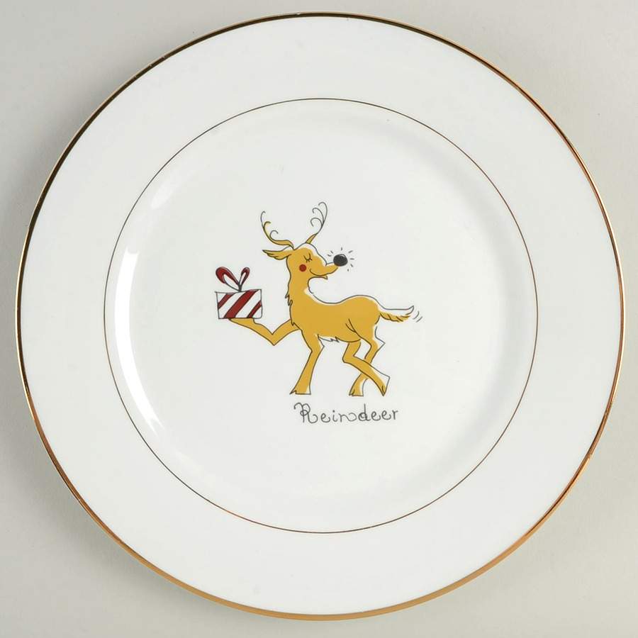 Santa's Workshop Dinner Plate by Roscher & Co-1