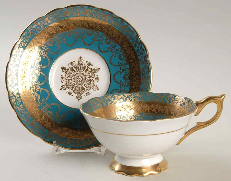 8853 Footed Cup & Saucer Set by Royal Stafford-1