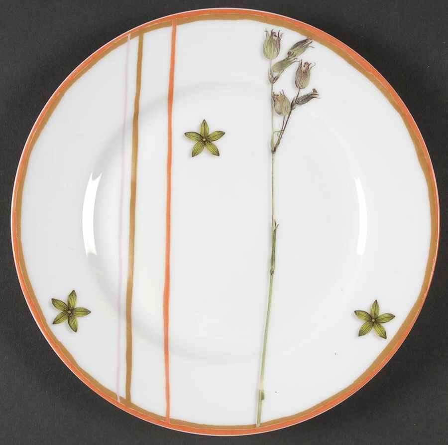 Nature White Salad Plate by Raynaud-1