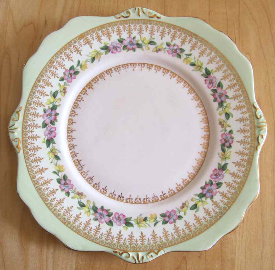 RST205 Square Handled Cake Plate by Royal Stafford-1