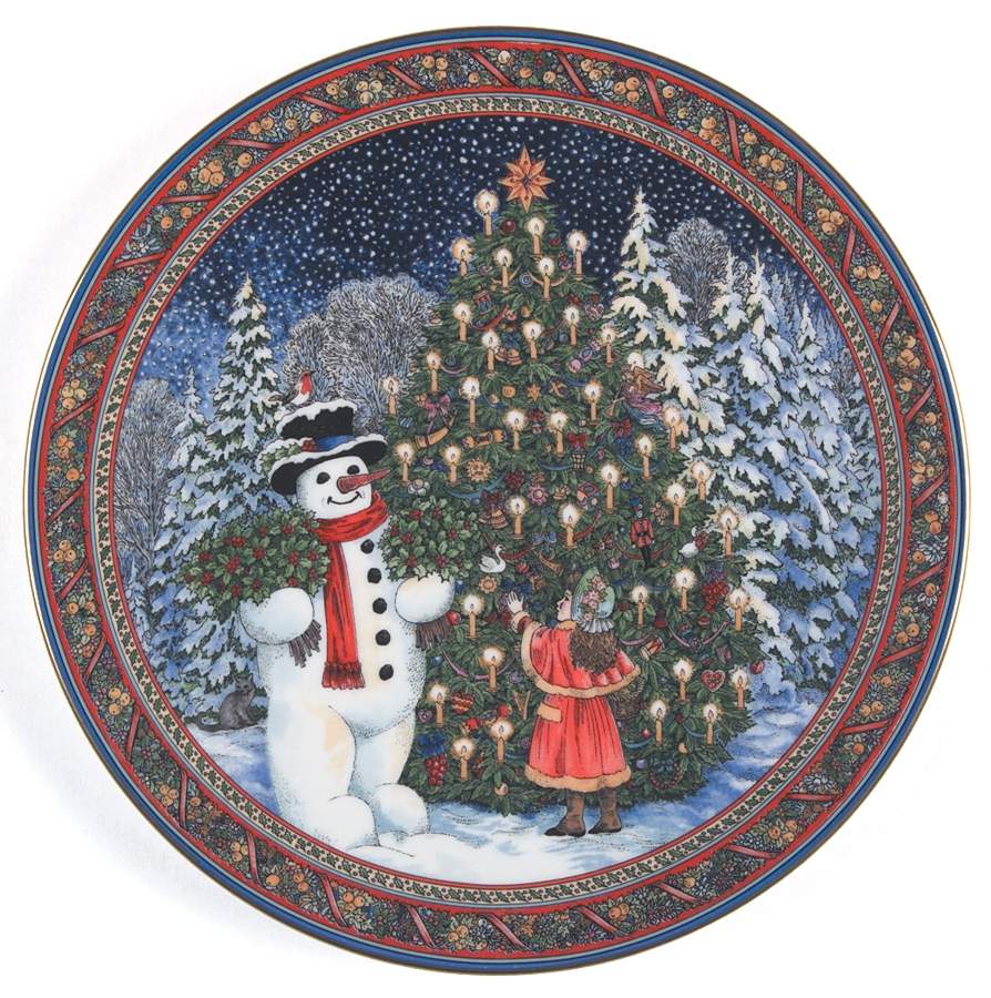 Christmas Tales Plate - The Snowman - Boxed by Royal Worcester-1
