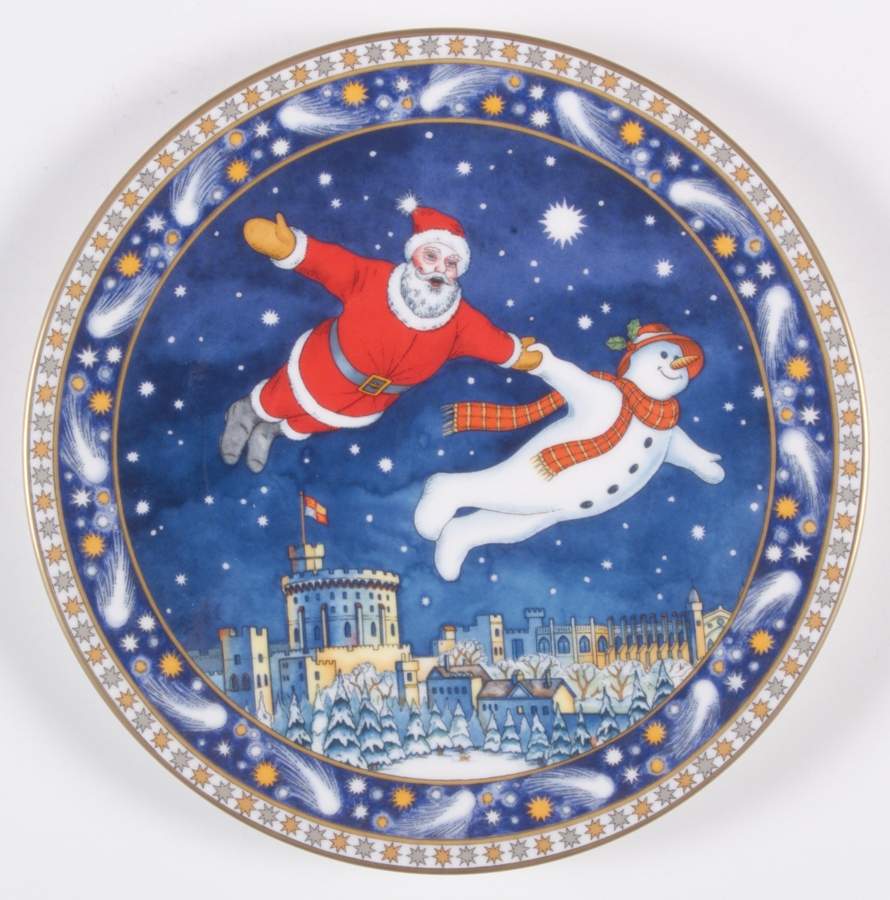 Christmas Tales Plate - A Night To Remember - Boxed by Royal Worcester-1