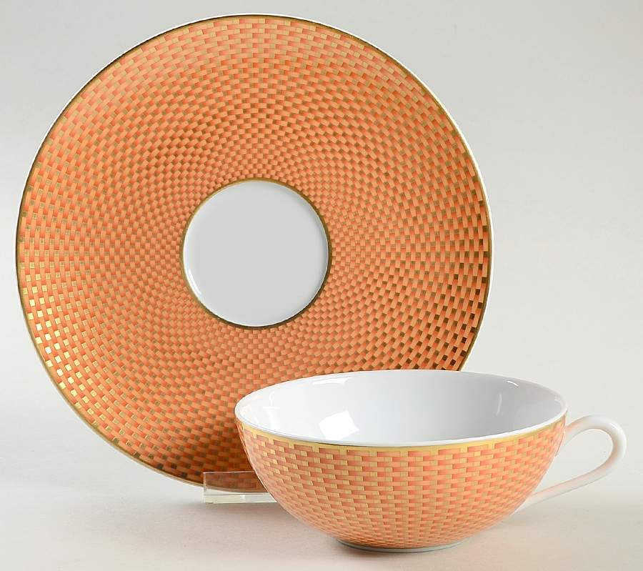 Tresor Flat Cup & Saucer Set by Raynaud-1