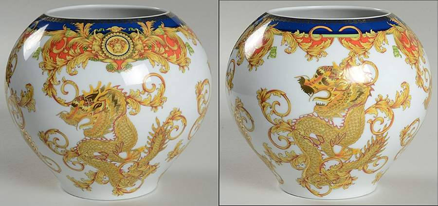 Legend of the Dragon, The 6" Globe Vase by Rosenthal - Continental-1