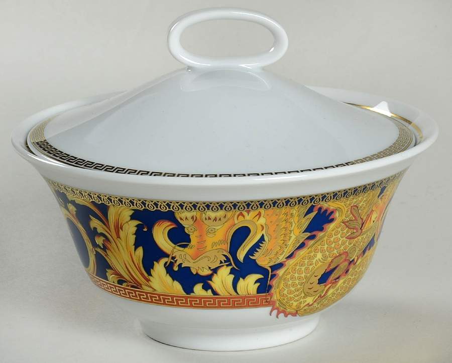 Legend of the Dragon, The Rice Bowl & Lid by Rosenthal - Continental-1