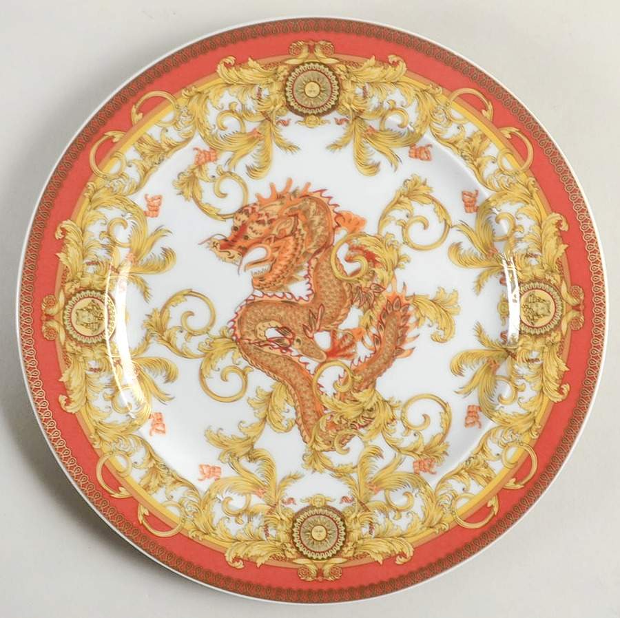 Asian Dream Salad Plate with 25th Anniversary Backstamp by Rosenthal - Continental-1
