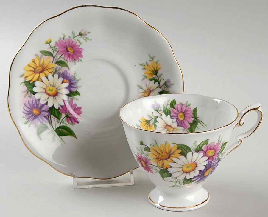 2773 Footed Cup & Saucer Set by Royal Standard-1