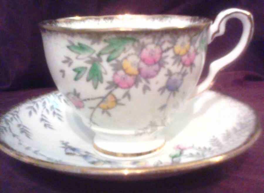 RST207 Footed Cup & Saucer Set by Royal Stafford-1