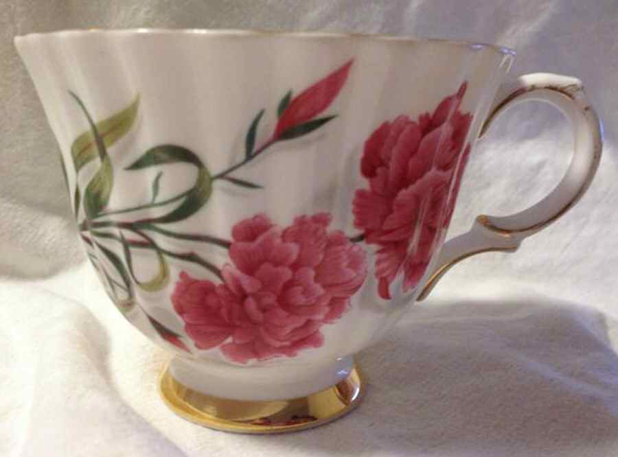 Carnation (Fluted) Footed Cup by Royal Stafford-1