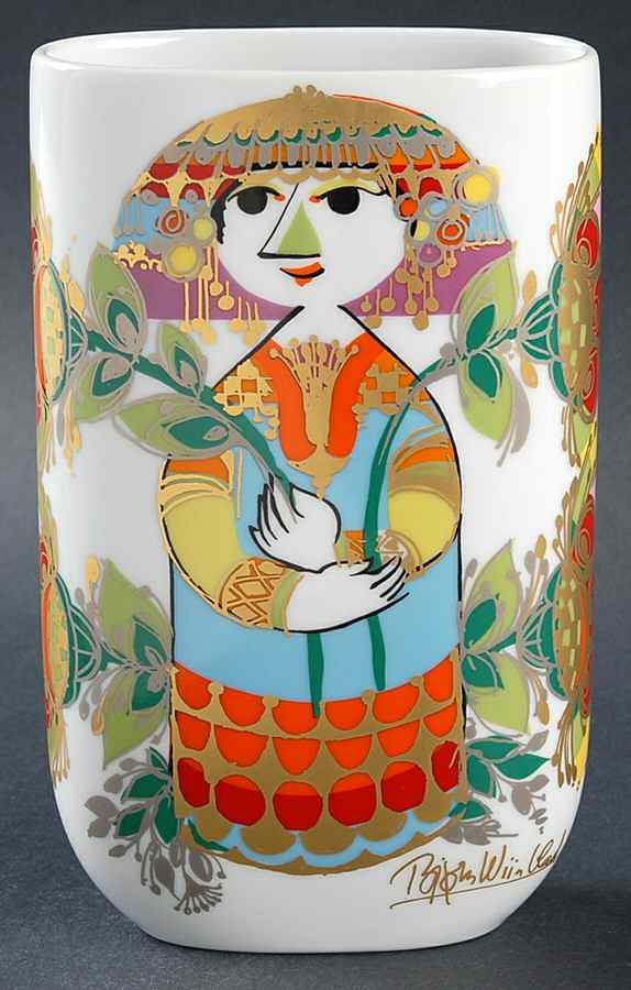 Thousand and One Nights White 7" Vase by Rosenthal - Continental-1
