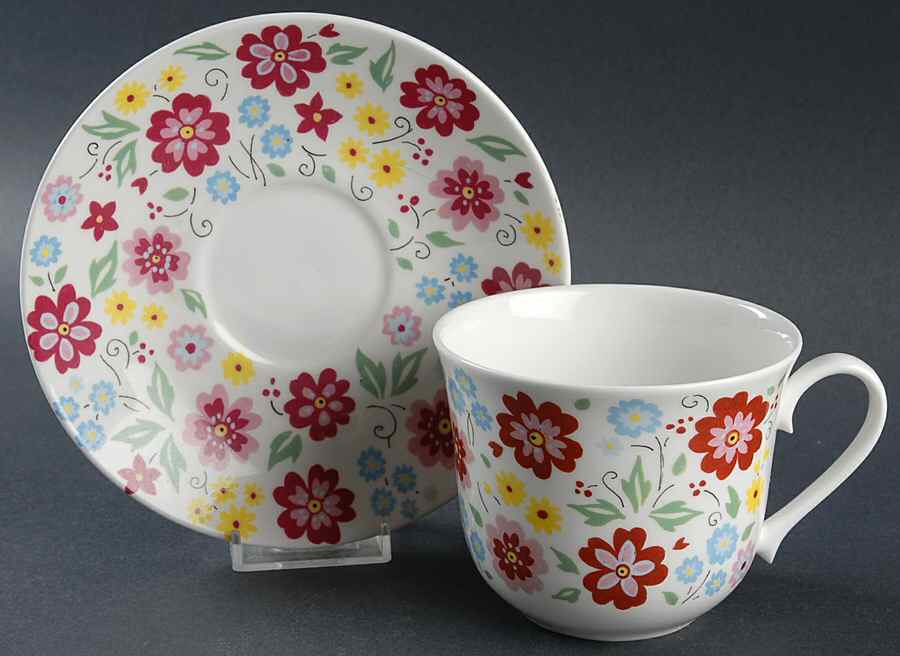 RYK1 Breakfast Cup & Saucer Set by Roy Kirkham-1