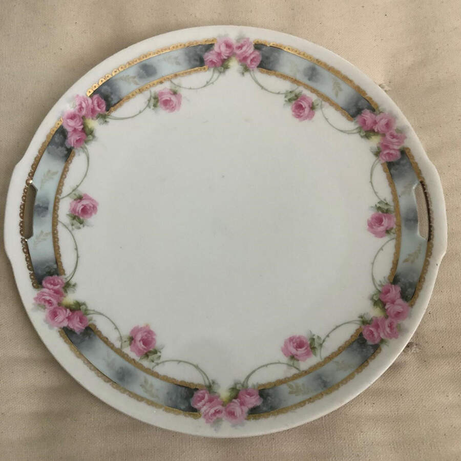 RHS68 Handled Cake Plate by Reinhold Schlegelmilch-1