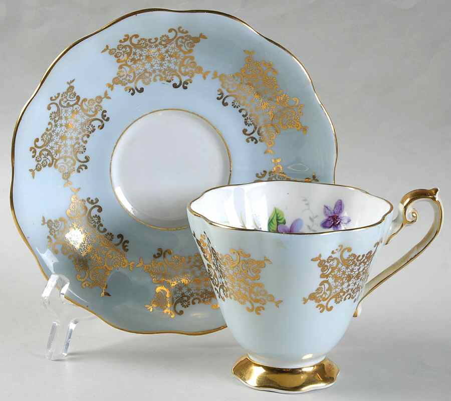 2242 Footed Cup & Saucer Set by Royal Standard-1