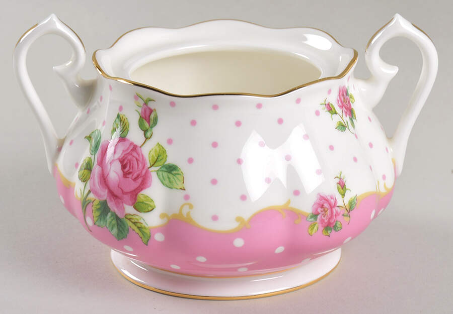 Cheeky Pink Sugar Bowl No Lid by Royal Albert-1