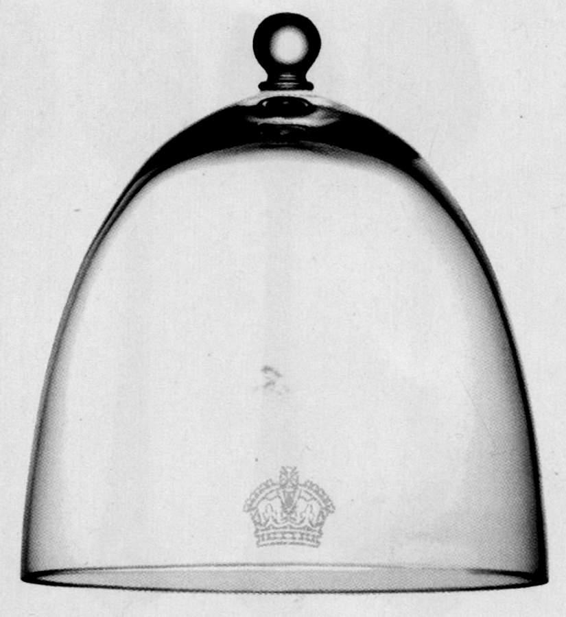 Cheeky Pink Glass Dome for 6" Diameter Cake Stand/Pedistal by Royal Albert-1