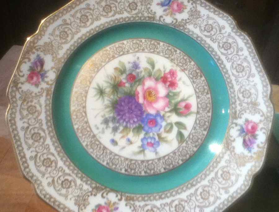 5893 (Turquoise) Dinner Plate by Rosenthal - Continental-1