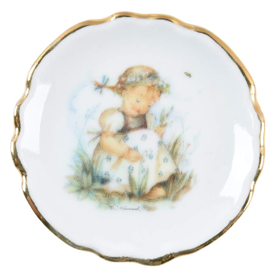 Lilly of the Valley 2" Toy Plate by Reutter Porzellan-1