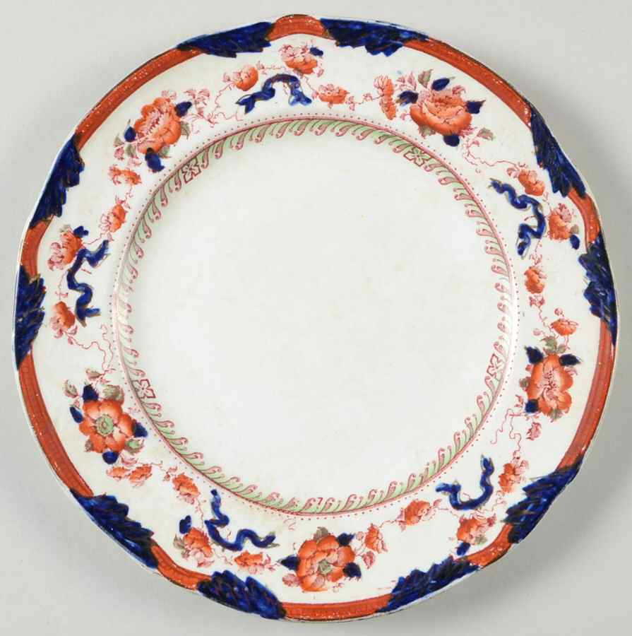 Festoon Red Salad Plate by Royal Stafford-1