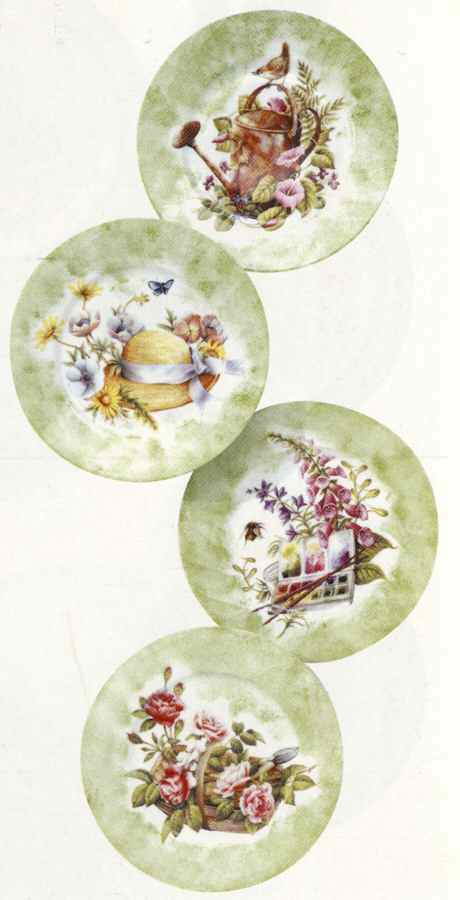 Garden Sentiment Salad/Dessert Plate by Rochard-1