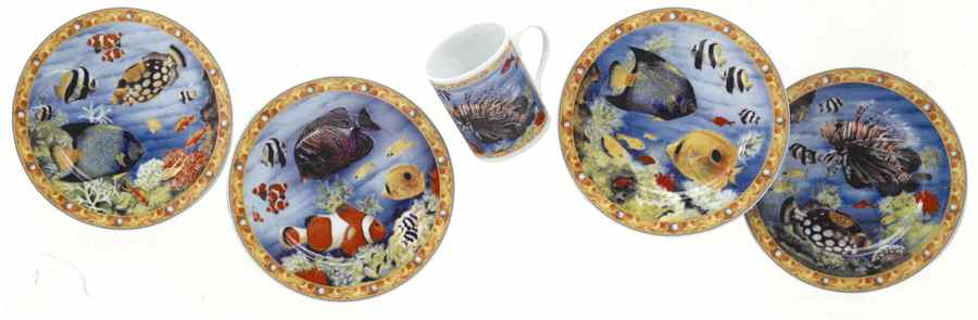 Tropical Fish Dinner Plate by Rochard-1