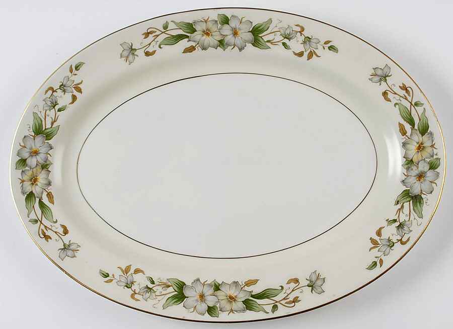 ROJ55 15" Oval Serving Platter by Royal Jackson-1