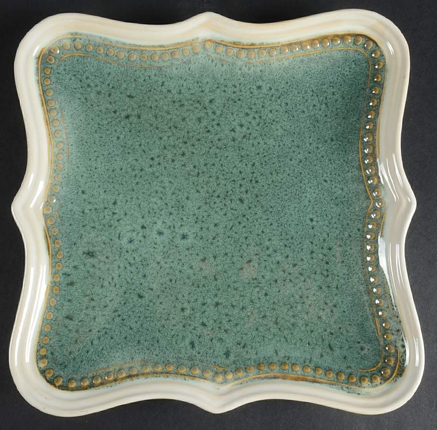 Cortona Teal Dinner Plate by Roscher & Co-1