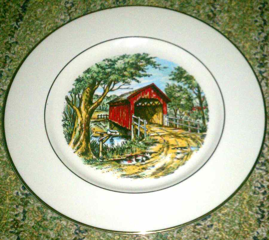 Iowa Landmark Series Wall Plate by Royal Grafton-1