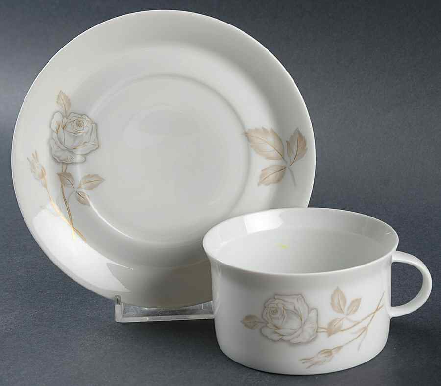 R2935 Flat Cup & Saucer Set by Rosenthal - Continental-1