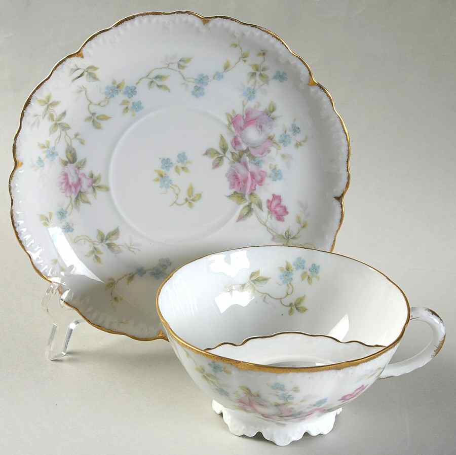R2936 Mustache Cup & Saucer Set by Rosenthal - Continental-1