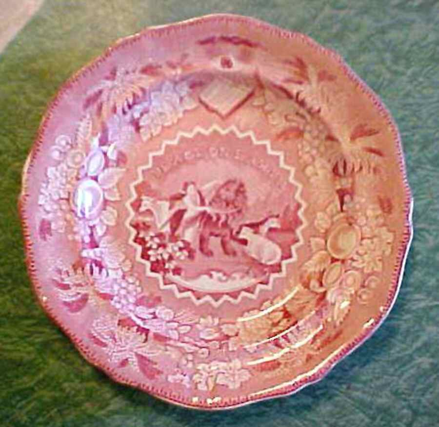 Millenium Pink Dinner Plate by Ralph Stevenson &Son-1