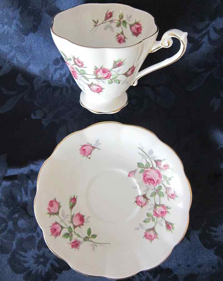 1841 Footed Cup & Saucer Set by Royal Standard-1