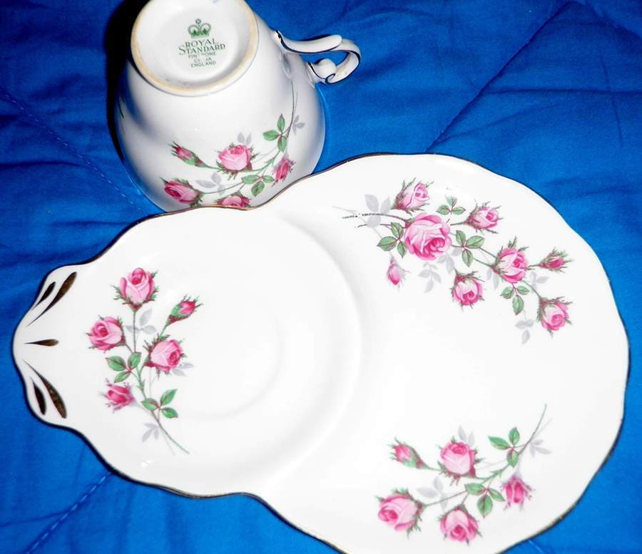 1841 Snack Plate & Cup Set by Royal Standard-1