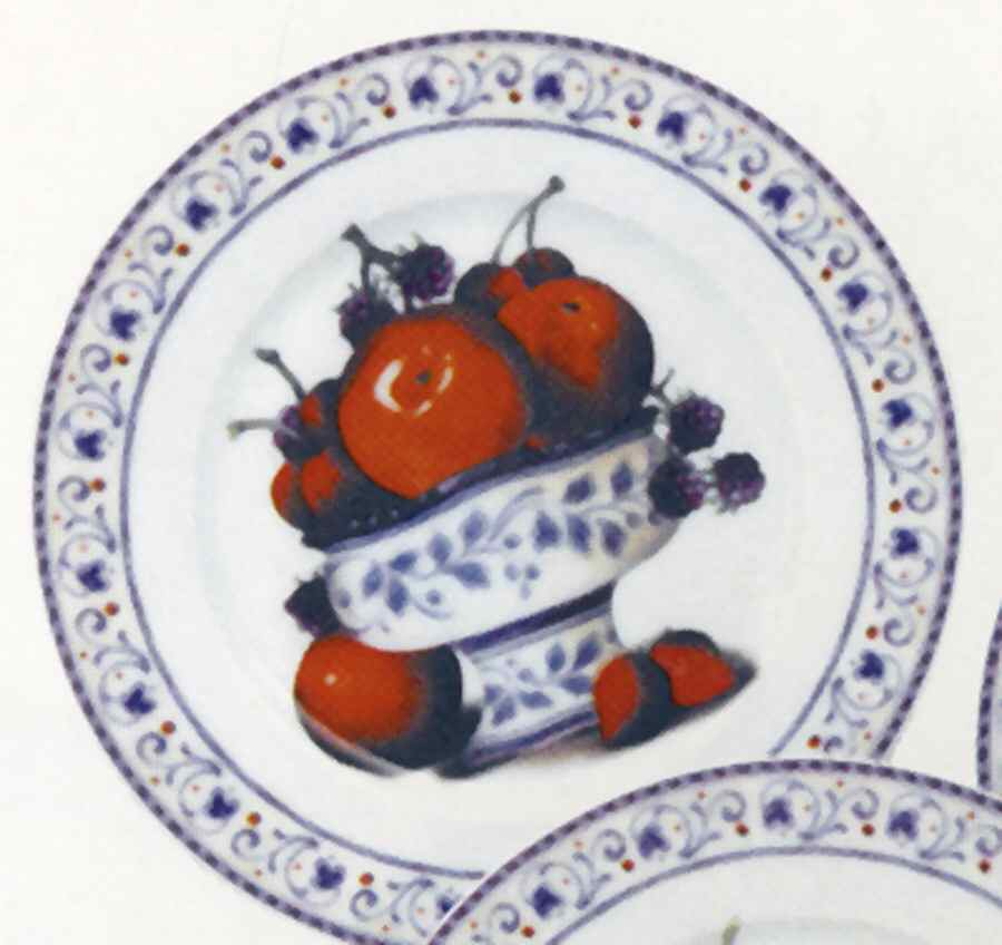 Delicious Fruit Dessert/Pie Plate by Rochard-1