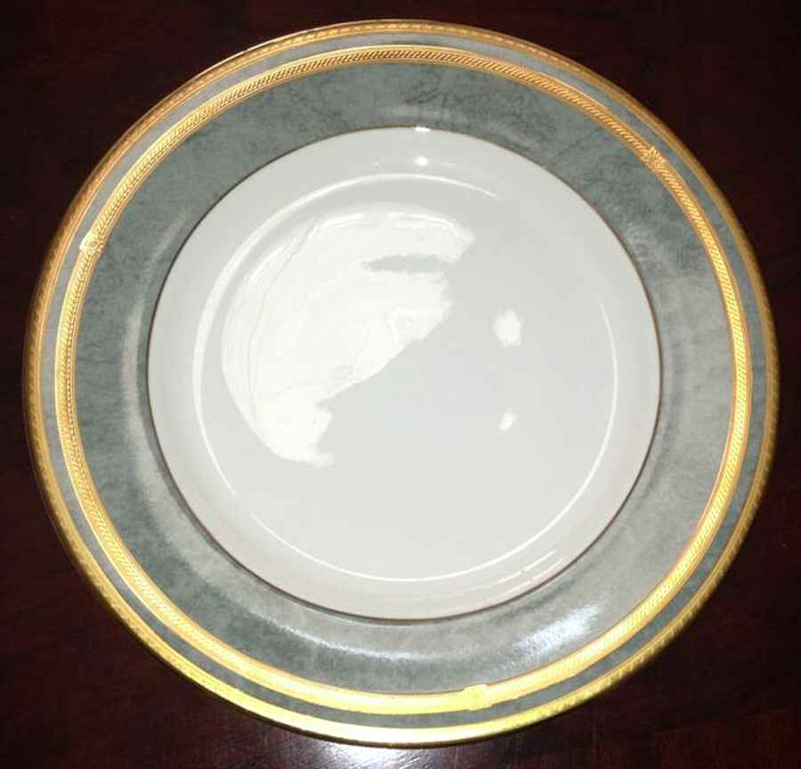 Carrara Green Dinner Plate by Royal Bone China-1