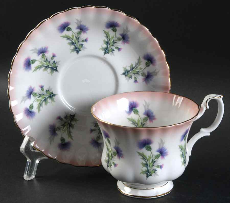 4466 Footed Cup & Saucer Set by Royal Albert-1