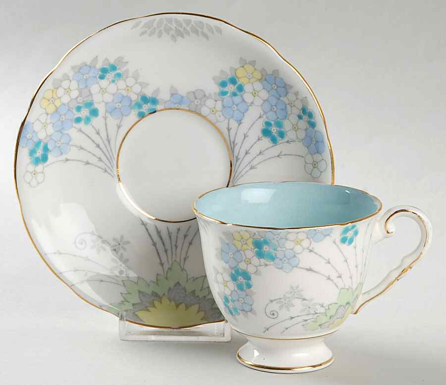 8264 Footed Cup & Saucer Set by Royal Stafford-1
