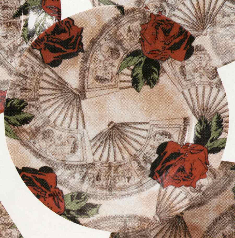Antique Fans Dinner Plate by Rochard-1