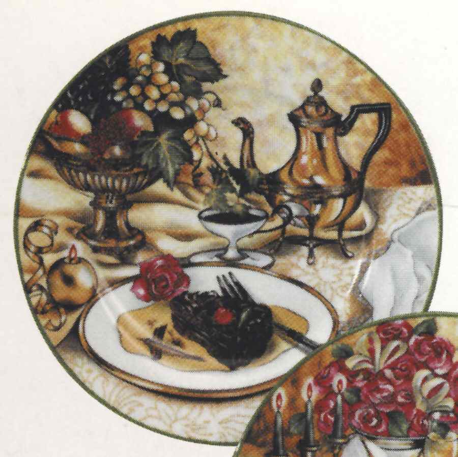 Festive Desserts Dessert/Pie Plate by Rochard-1