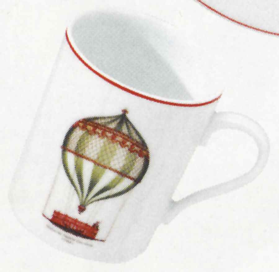 Balloons (Red Trim) Mug by Rochard-1