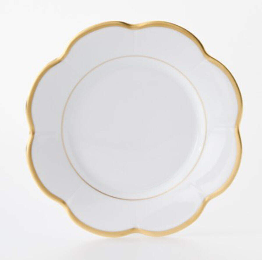 Margaux Gold Salad/Dessert Plate by Royal Limoges-1