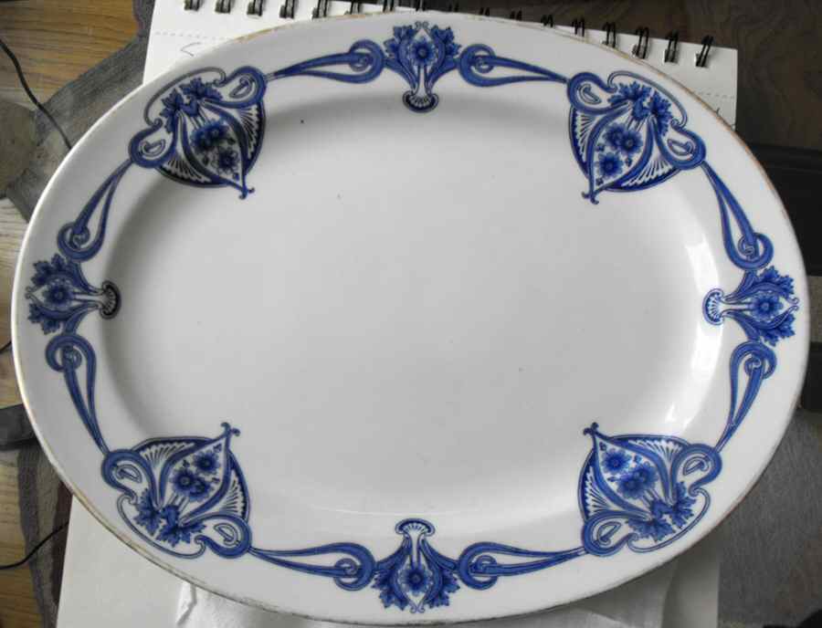 ROR55 12" Oval Serving Platter by Rorstrand-1