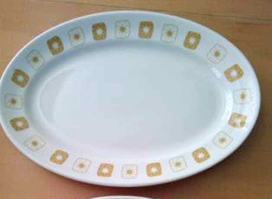 ROJ296 11" Oval Serving Platter by Royal Jackson-1