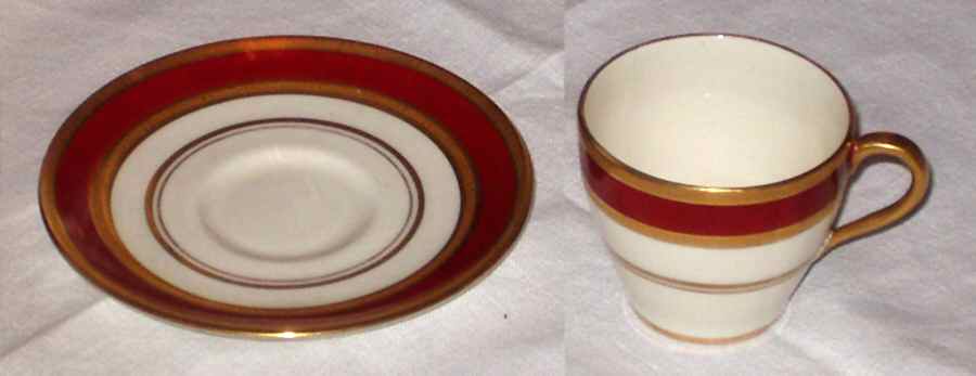 H3360 Flat Demitasse Cup & Saucer Set by Royal Doulton-1