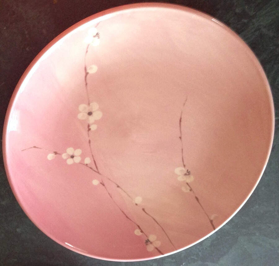 RST215 Pink Dinner Plate by Royal Stafford-1