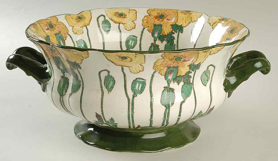 Poppies B (Yellow, Scalloped) Centerpiece by Royal Doulton-1