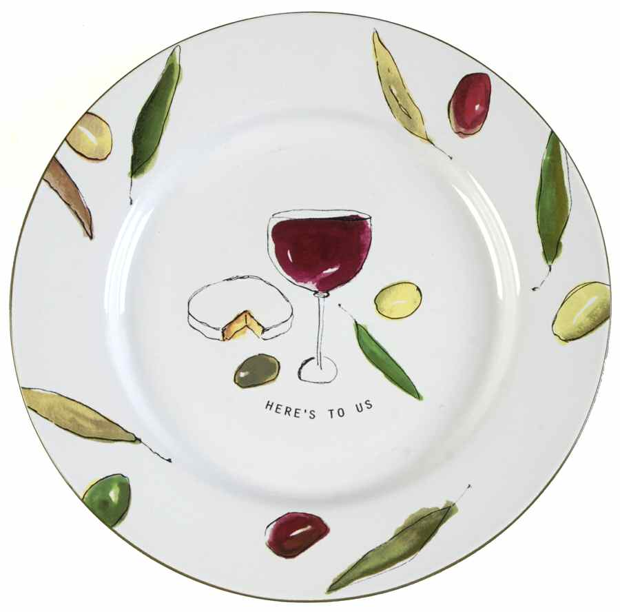 Olives Salad Plate by Rosanna-1